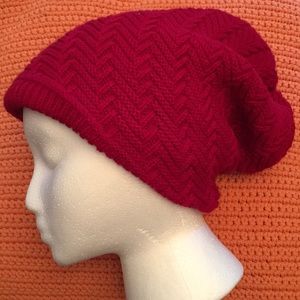 New women’s cozy knit cap.